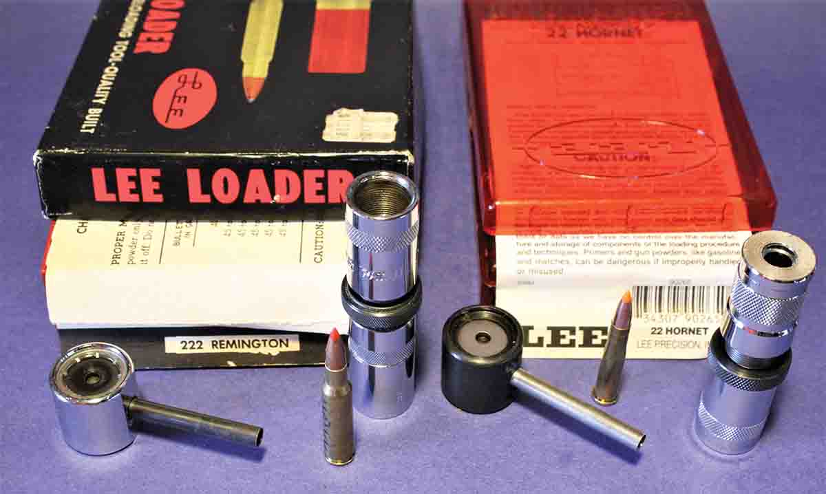 Lee Loaders tend to result in very well-aligned case necks, one reason they are still produced for a number of cartridges, including the .22 Hornet.